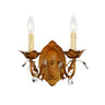 Maxim Lighting Elegante 2-Light Wall Sconce Etruscan Gold