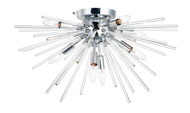 Maxim Lighting Polaris 8-Light Flush Mount Polished Chrome