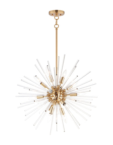 Maxim Lighting Polaris 12-Light Pendant Satin Brass