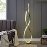 Finesse Decor Vienna LED 55" Tall Floor Lamp Sandy Gold
