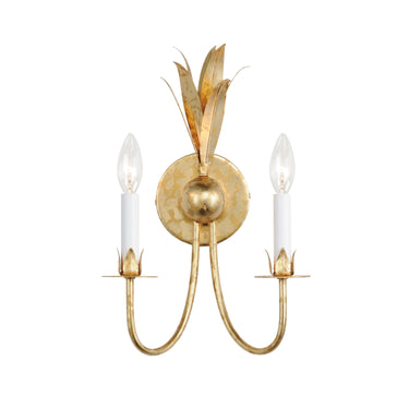 Maxim Lighting Paloma 2-Light Sconce Gold Leaf