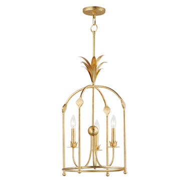 Maxim Lighting Paloma 3-Light Foyer Pendant Gold Leaf