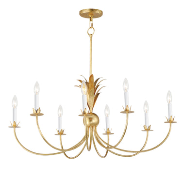 Maxim Lighting Paloma 8-Light Chandelier Gold Leaf