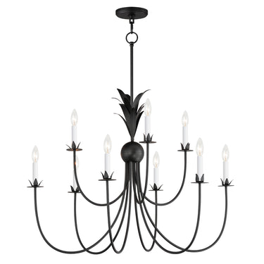 Maxim Lighting Paloma 9-Light Chandelier Anthracite