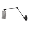Maxim Lighting Shaka Swing Arm Wall Sconce Black/White