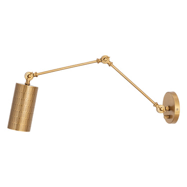 Maxim Lighting Shaka Swing Arm Wall Sconce Weathered Brass