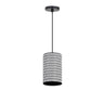 Maxim Lighting Shaka Mini Pendant Black/White