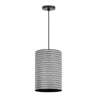 Maxim Lighting Shaka Pendant Black/White