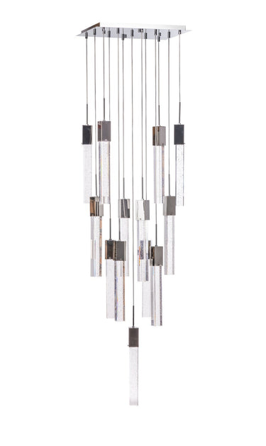 Finesse Decor Rectangular Crystal Chandelier XL 13 Light