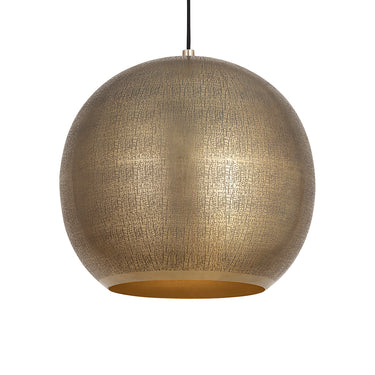 Maxim Lighting Aurelia 20" Pendant Weathered Brass