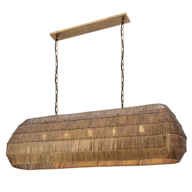 Maxim Lighting Gilda 5-Light Linear Pendant Antique Brass