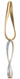 Finesse Decor Prague Small Vertical Chandelier - Gold & Chrome