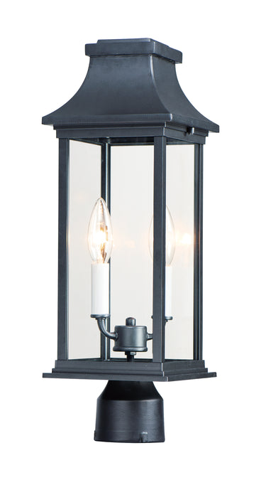 Maxim Lighting Vicksburg 2-Light Outdoor Post Mount Black
