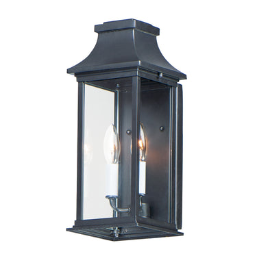 Maxim Lighting Vicksburg 2-Light Outdoor Pocket Wall Sconce Black