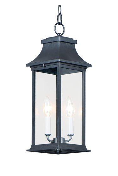 Maxim Lighting Vicksburg 2-Light Outdoor Hanging Lantern Black