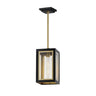Maxim Lighting Neoclass Outdoor Pendant Black/Gold