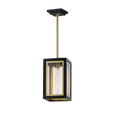 Maxim Lighting Neoclass Outdoor Pendant Black/Gold