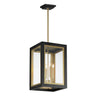 Maxim Lighting Neoclass 4-Light Outdoor Pendant Black/Gold