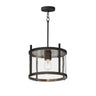Maxim Lighting Belfry Semi-Flush/Pendant Black