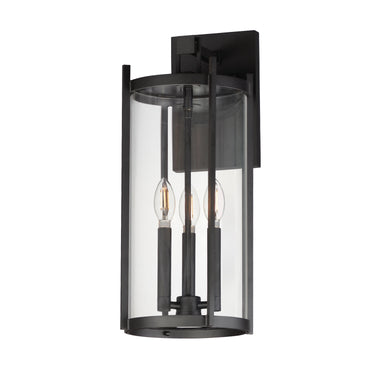 Maxim Lighting Belfry 3-Light Wall Sconce Black