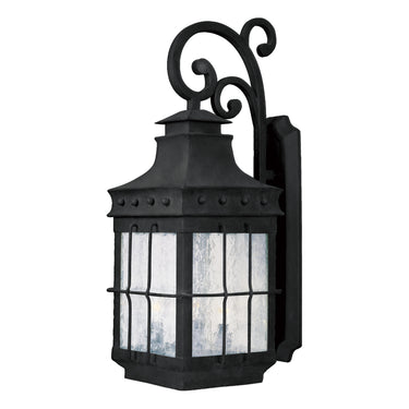 Maxim Lighting Nantucket 3-Light Outdoor Wall Lantern Country Forge