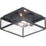 Maxim Lighting Catalina 2-Light Outdoor Ceiling Mount Dark Bronze