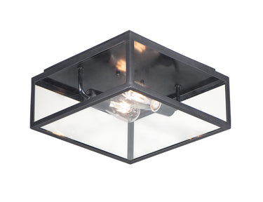 Maxim Lighting Catalina 2-Light Outdoor Ceiling Mount Dark Bronze