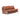 Rust modern convertible sofa bed ideal for condos and lofts