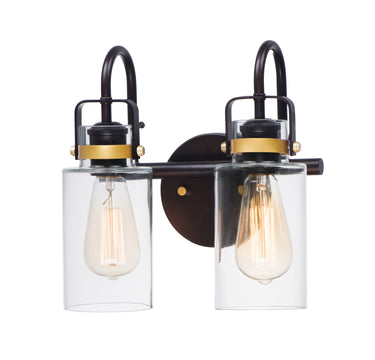 Maxim Lighting Magnolia 2-Light Bath Vanity Bronze/Gold