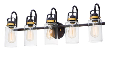 Maxim Lighting Magnolia 5-Light Bath Vanity Bronze/Gold
