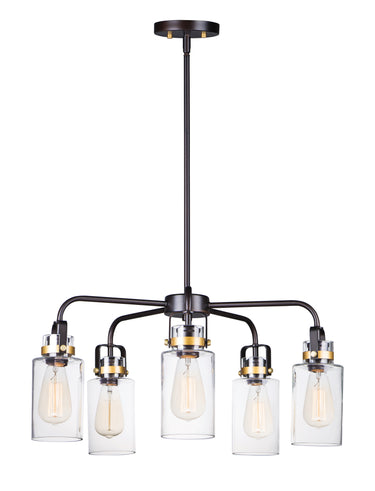 Maxim Lighting Magnolia 5-Light Pendant Bronze/Gold