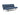 302 Weda Blue Unfurl Sleeper Sofa showcasing its flat sleeping position in a modern bedroom