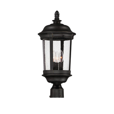 Maxim Lighting Dover Cast 3-Light Outdoor Pole/Post Lantern Bronze