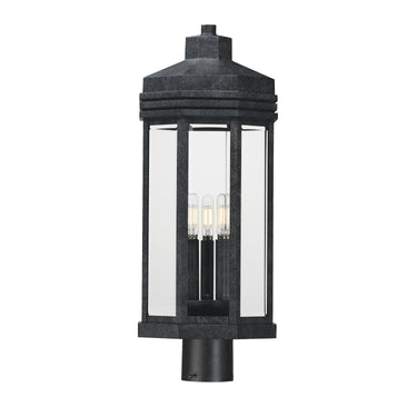 Maxim Lighting Wright 3-Light Outdoor Post Black Patina