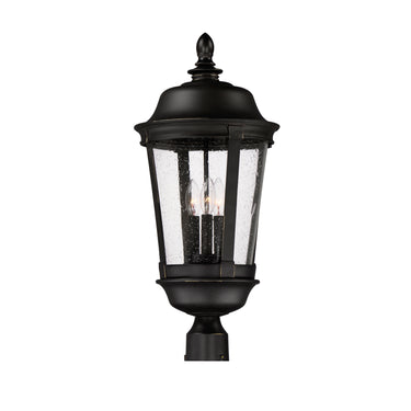 Maxim Lighting Dover Cast 3-Light Outdoor Pole/Post Lantern Bronze