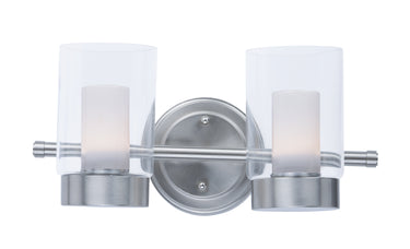 Maxim Lighting Mod 2-Light LED Vanity Satin Nickel