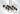 Maxim Lighting Bauhaus 6-Light Linear Chandelier Bronze/Satin Brass