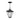 Maxim Lighting Prism 16" Outdoor Pendant Black