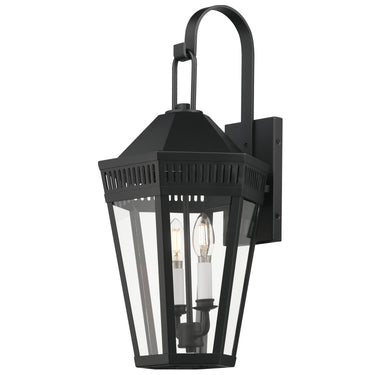 Maxim Lighting Oxford Outdoor 2-Light Wall Sconce Black