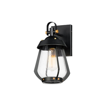 Maxim Lighting Mariner Small Outdoor Sconce Black/Antique Brass