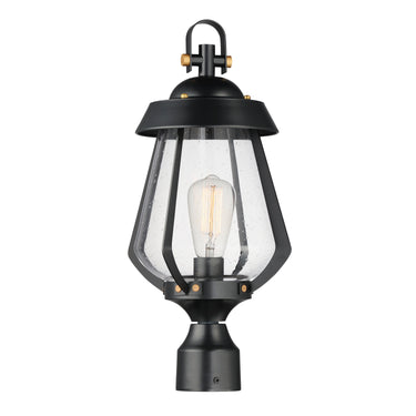 Maxim Lighting Mariner Outdoor Pier/Post Mount Black/Antique Brass