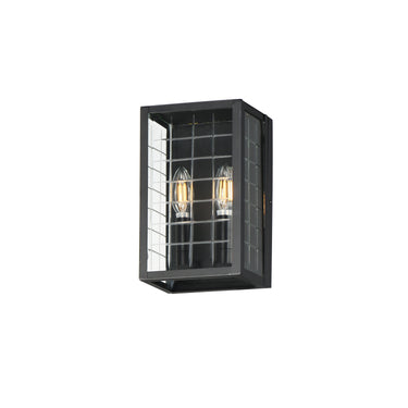 Maxim Lighting Magnus 2-Light Pocket Sconce Black