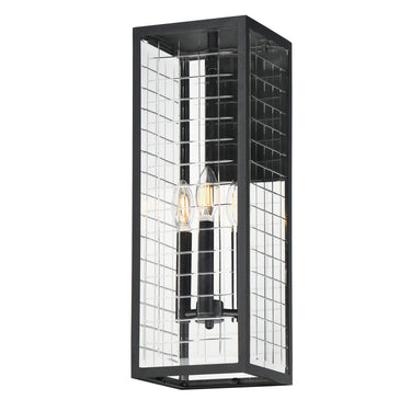 Maxim Lighting Magnus 3-Light Outdoor Wall Sconce Black