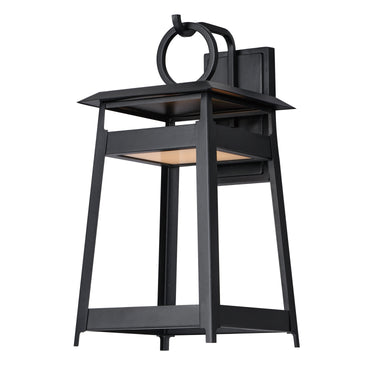 Maxim Lighting Pagoda Large LED Outdoor Sconce Black