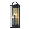 Maxim Lighting Manchester 3-Light X-Large Outdoor Wall Sconce Black