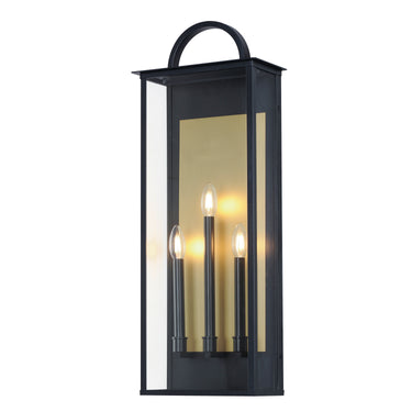 Maxim Lighting Manchester 3-Light X-Large Outdoor Wall Sconce Black