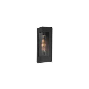 Maxim Lighting Triform 14" Outdoor Wall Sconce Black/Antique Brass