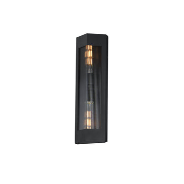 Maxim Lighting Triform 20" 2-Light Outdoor Wall Sconce Black/Antique Brass