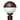 Costaluz 3078 post lantern: Bronze | Besa Lighting