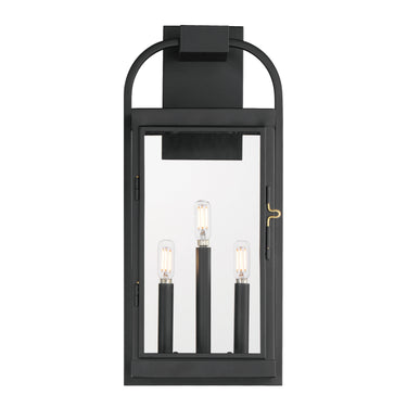 Maxim Lighting Bonham Large Outdoor Wall Sconce Black